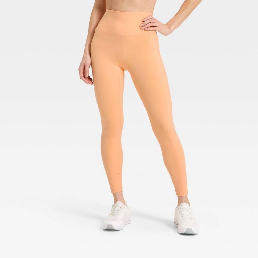 Women's Super Flex High-Rise 7/8 Pocketed Leggings - AER55 Melon Orange S
